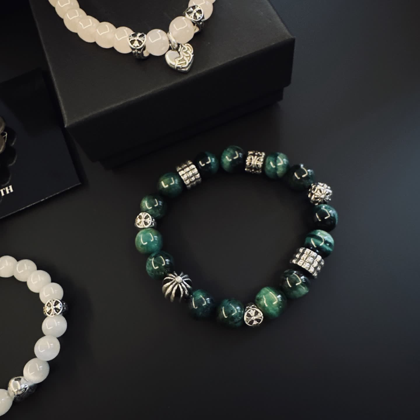 Chrome Hearts Beaded Bracelet Set